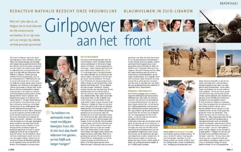 Girlpower aan het front