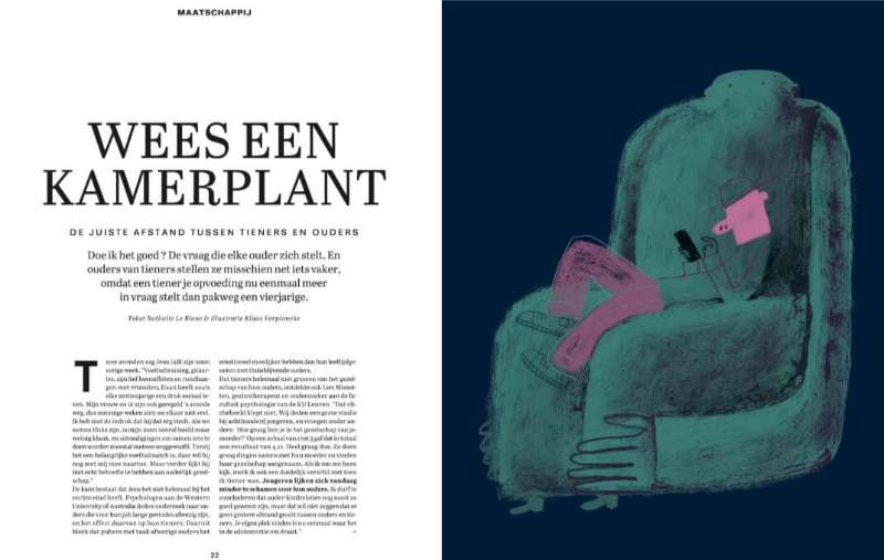 Wees een kamerplant