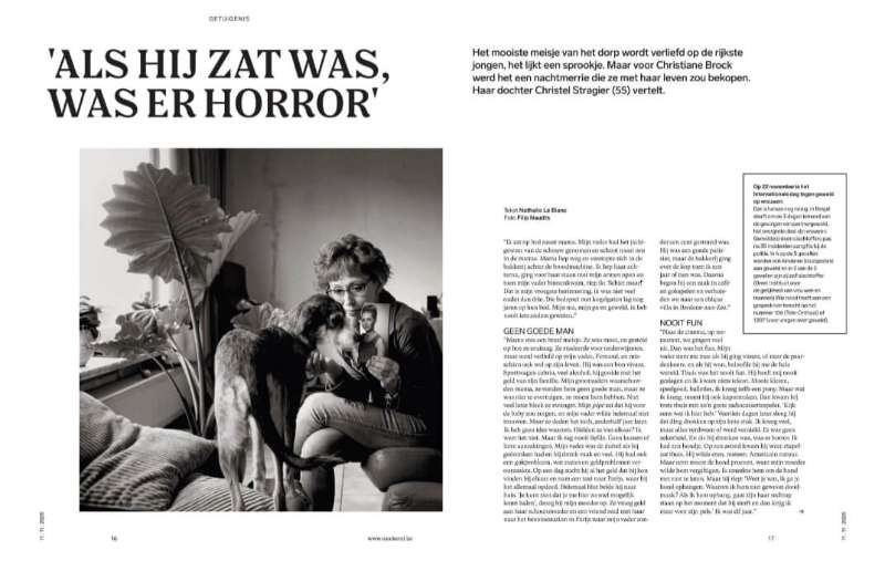 Als hij zat was, was het horror