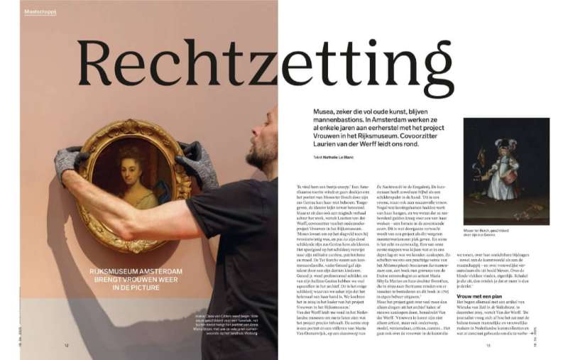 Rechtzetting: Rijksmuseum Amsterdam brengt vrouwen weer in de picture
