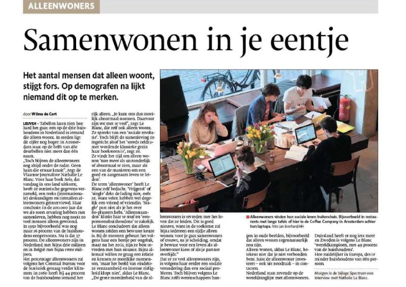 Artikel Solo in Alleenwoners