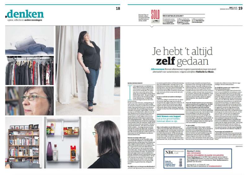 Artikel over Solo in NRC