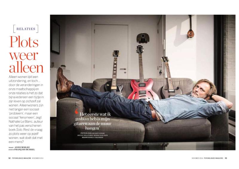 Artikel over Solo in Psychologies Magazine