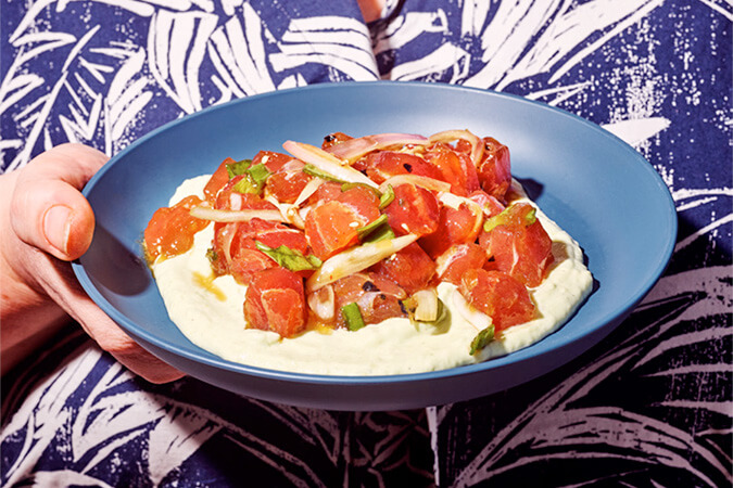 Poké met Avocadoyoghurt